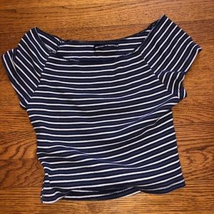 Striped crop top